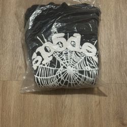 OG Black Sp5der Hoodie