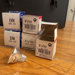 Lot Of 5 EVW Overhead Projector Lamps Bulbs 82v 250w