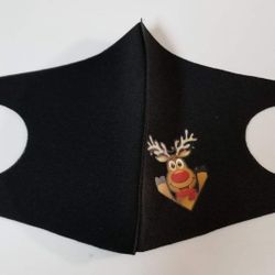 Face mask black color washable & reusable, $5 for 10 pcs.