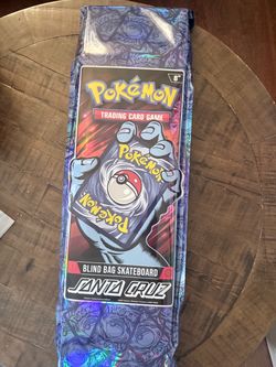 Santa Cruz Pokemon TCG Blind Bag Skateboard Deck 8.0in - 2026 SEALED IN HAND