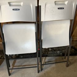 Foldable Lifetime chairs from Costco 