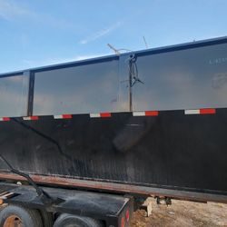 ROLL OFF TRAILER WITH HYDRAULIC WINCH 