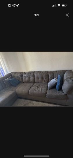 Three seat sectional couch