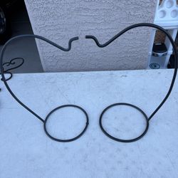 Pair Matching Iron Hangers