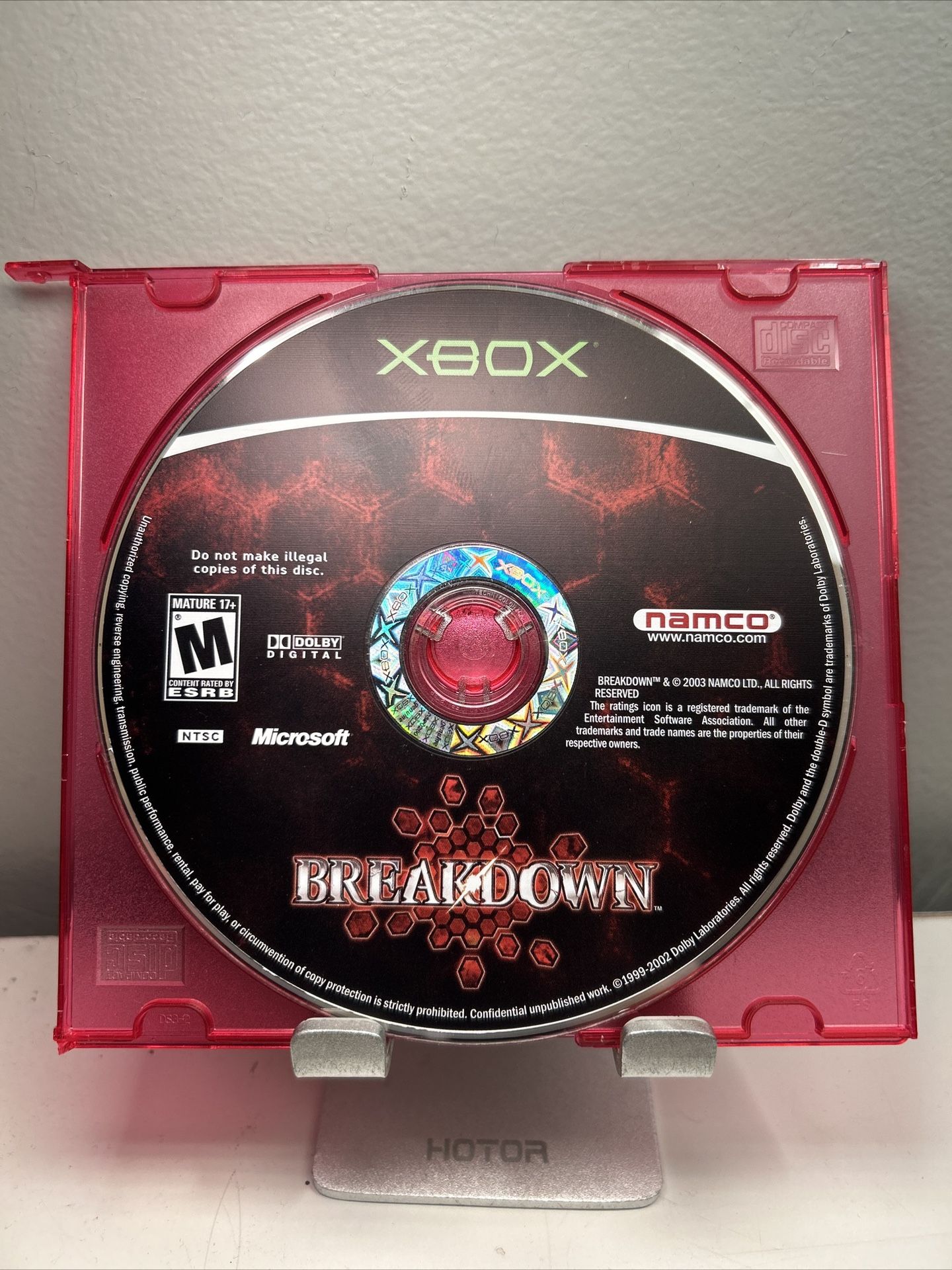 Breakdown Microsoft Xbox 2004 Disc Only Original Xbox Game