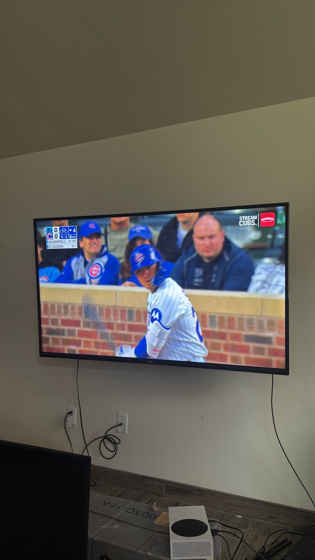 68 Inch Vizio With Adjustable Wall Mount