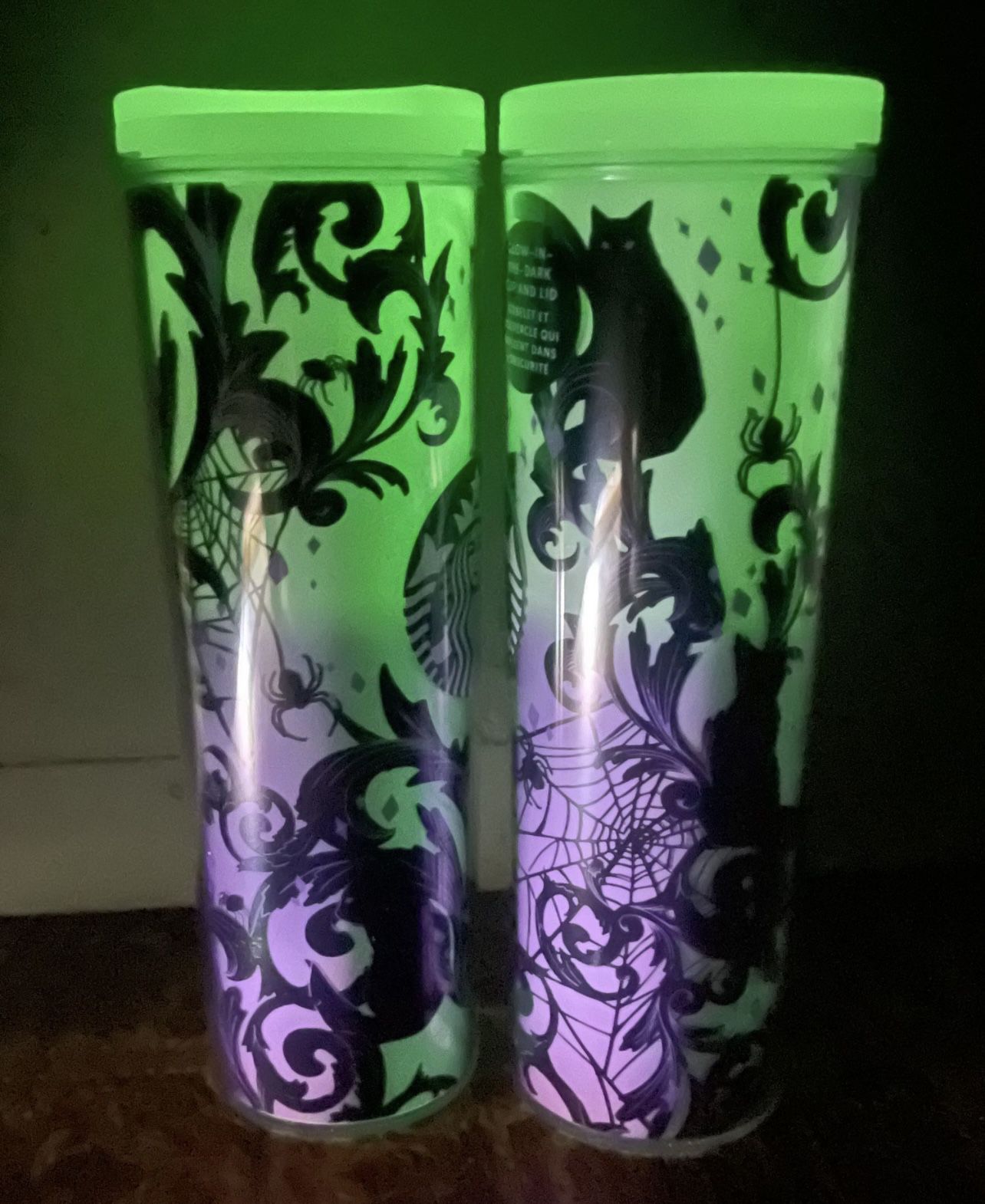 Rare Find Sold Out 2021 Halloween Glow In The Dark Starbucks Tumbler