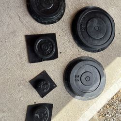 Concrete Weight Mold - 6 piece set with materials