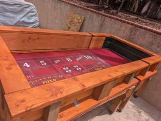 Craps table