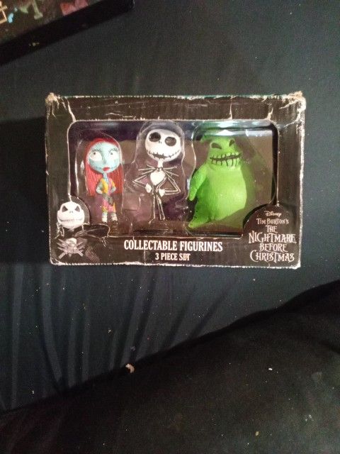 The Nightmare Before Christmas Three-piece Set Collectible Figurines
