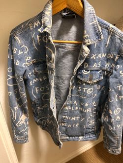 Diamond supply co x basquiat denim jacket