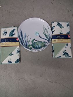Turtle melamine  plates 5