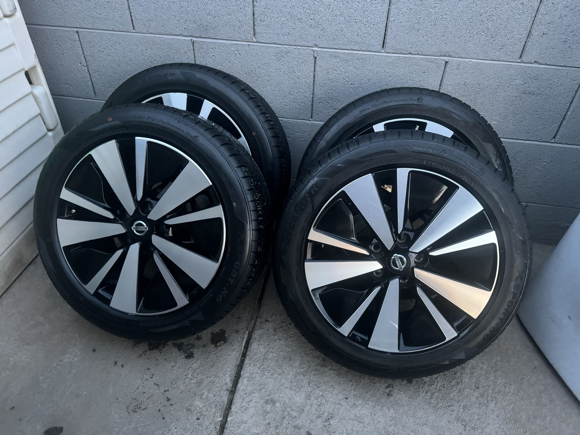 17” Nissan Altima Wheels And Tires