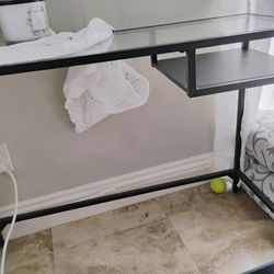 Glass Top Desk Or Table 