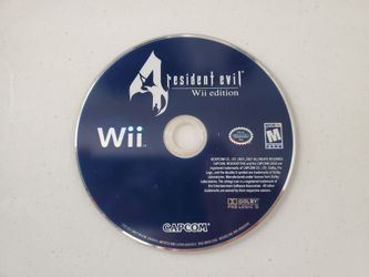 Resident Evil 4 Wii Edition Disc