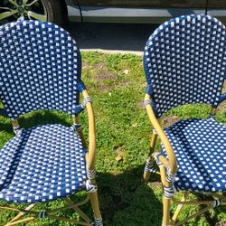 Like Brand New  Outdoor SAFAVIEH Bamboo Chairs $150