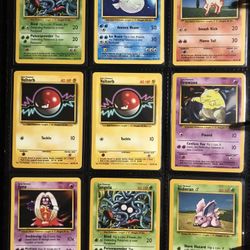 Vintage Base Set Pokémon Cards Individuals For Sale