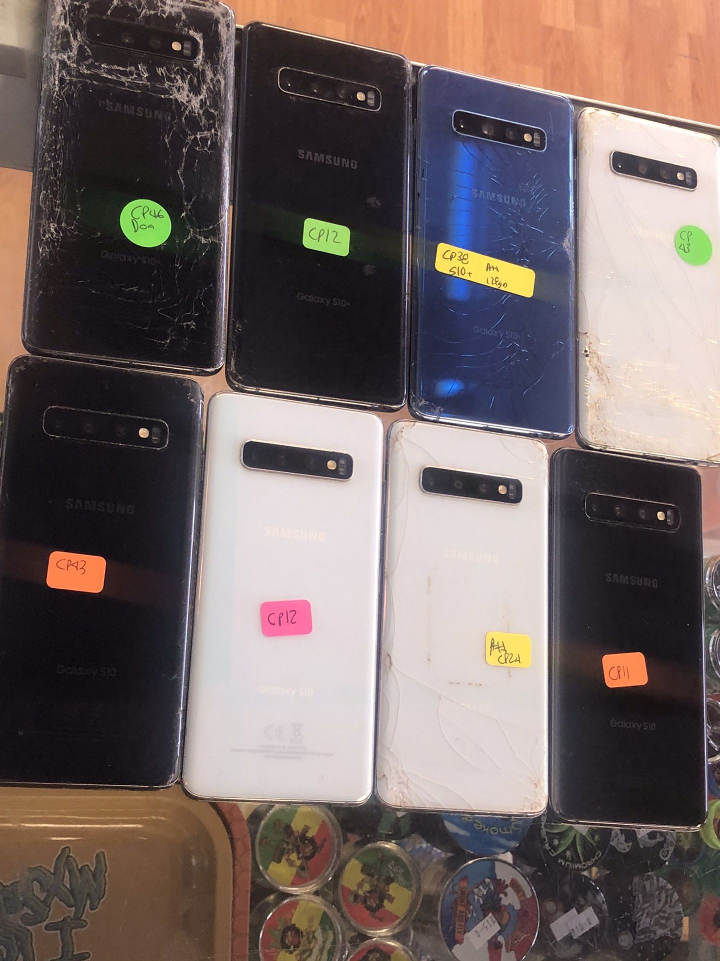 Broken Samsung galaxy s10 parts or repair