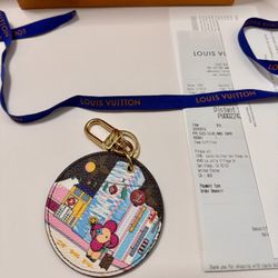 Vivienne Tokyo Xmas Illustre Bag Charm Keychain