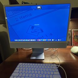 iMac M4 Base Model Blue 
