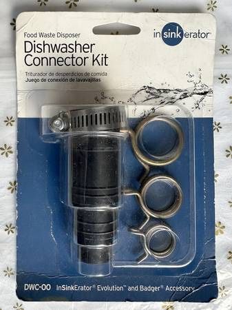 Brand New Sealed InSinkErator DWC-00 Dishwasher Connector Kit