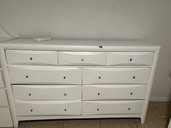 White dresser