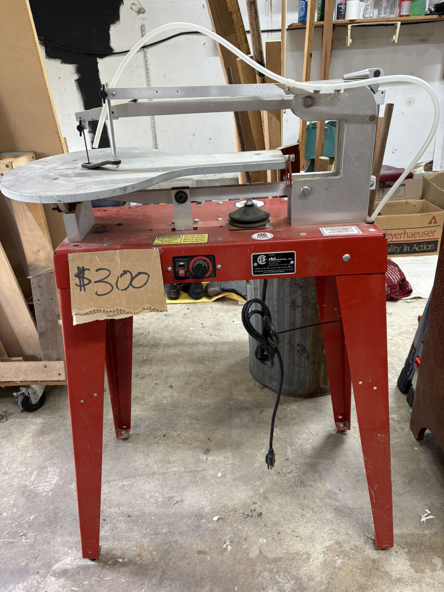 RBI Hawk Scroll Saw 220vs $300 (FINN HILL)