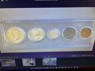 1964 coin set in Whitman holder – silver