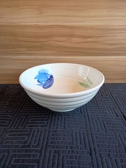 Vintage Himark Tre Ci hand-painted ceramic pasta bowl