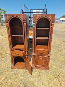Vintage bookshelfs