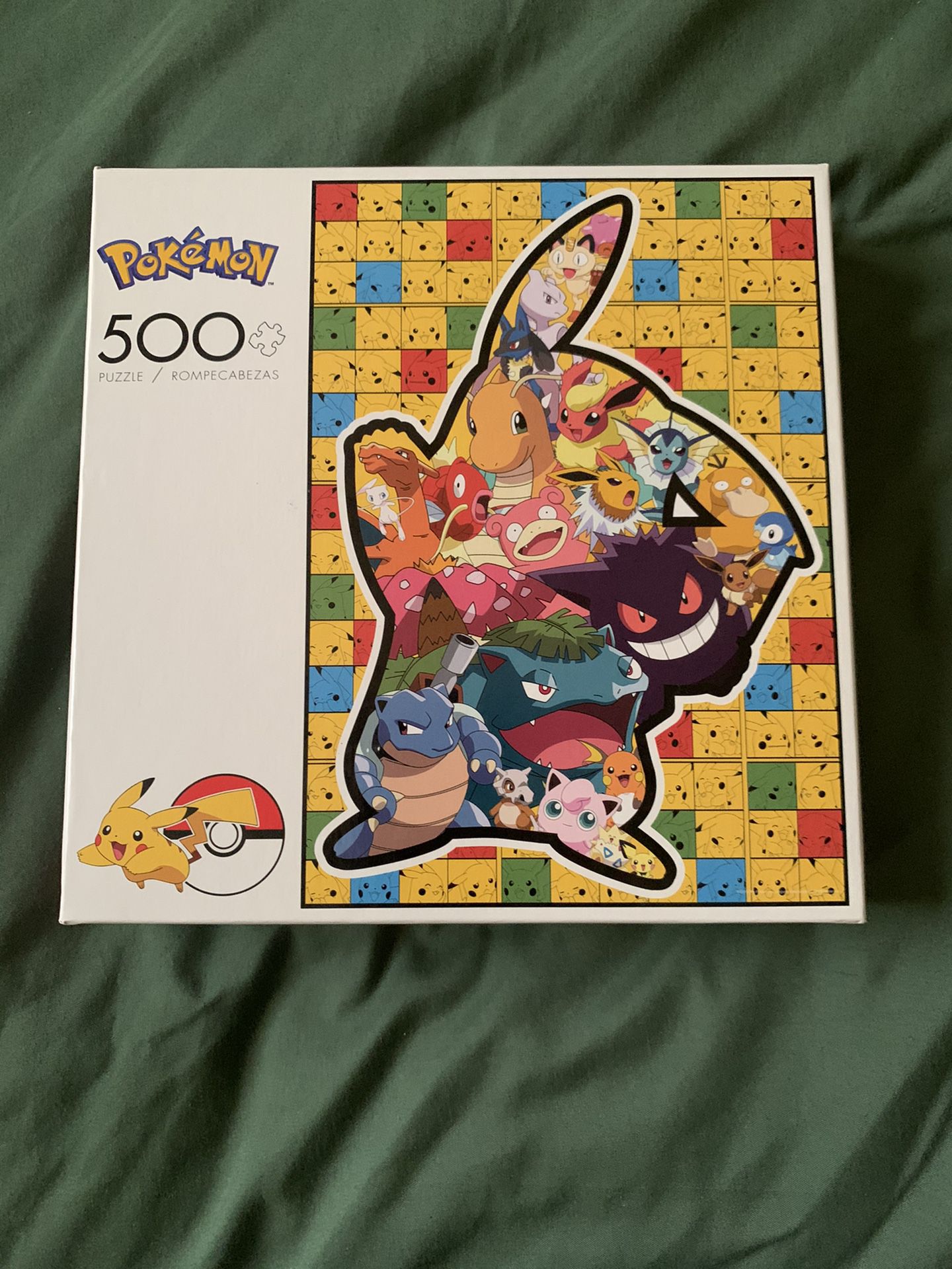 Pokemon Puzzle 500 Piece Pikachu Silhouette