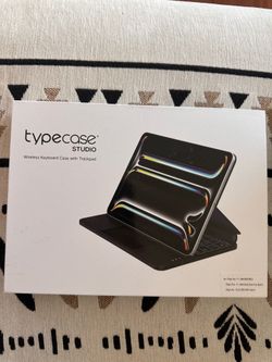 Typecase Studio Keyboard Case for iPad Air 11” & Pro 11” – Magnetic Backlit Keyboard with Trackpad, 4 Viewing Modes (Black)