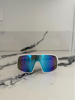 Oakley Sutro White/Prizm Sapphire Sunglasses