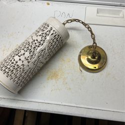 Ceiling Lamp Mid Century Bamboo Style