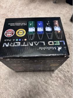New in box LED lanterns 4 pack