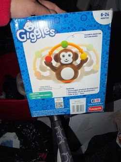 Funskool Giggles Push & Crawl Monkey Baby Toy