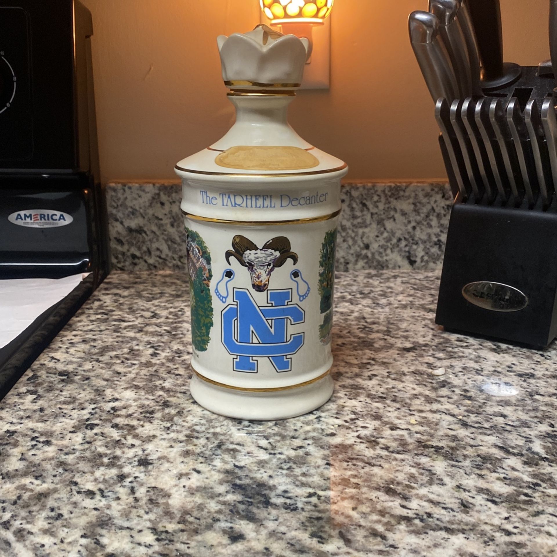 NC Tarheel Decanter