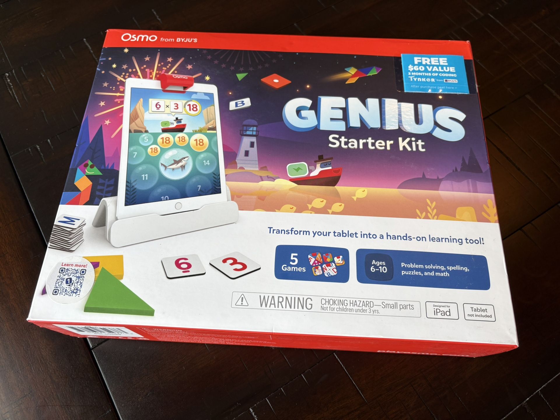 Osmo Genius Starter Kit + 5 Educational Learning Games