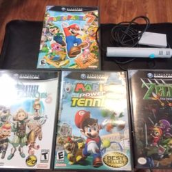 NINTENDO PLATINUM GAMECUBE SYSTEM WITH GAMES $500 FINAL PRICE READ DESCRIPTION AND SEE 👀 ALL PICTURES 