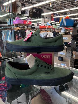 Vans Era J Crew Canvas Olive Green