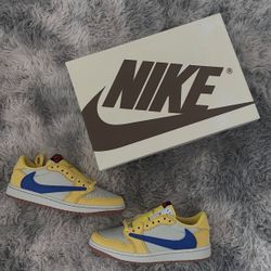 Travis Scott X Air Jordan 1 Canary 