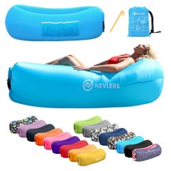 Inflatable Lounger - Blue