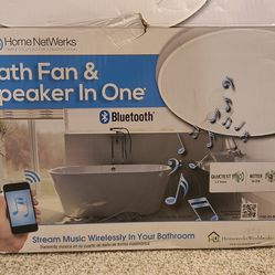 Bathroom Fan & BT Speaker