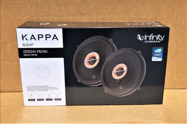 Car Speakers 6.5" 2-Way Coaxial Speaker System 255 Watts Infinity Kappa 63XF 🚨 Payment Options Available 🚨 No Credit Needed 🚨