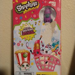 NEW Shopkins Go Shopping! Card Game with Exclusive Figure Telephone Pressman
