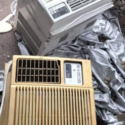 2 AC Systems  gold and white