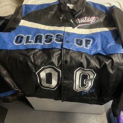 Vintage Graphic Varsity Jacket 