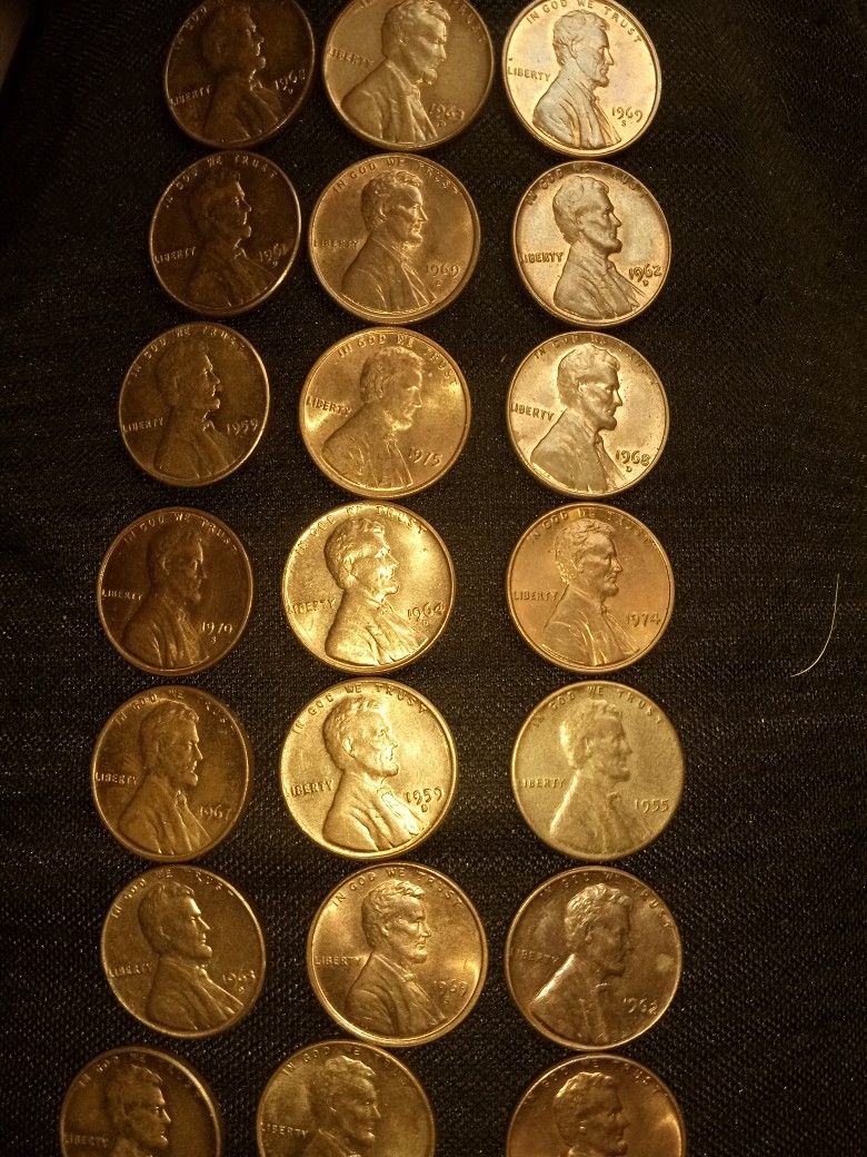 Finest Pennies You Can Find 53 55 And 59-75