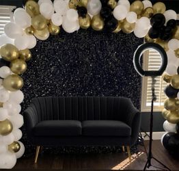 Black Event Wall