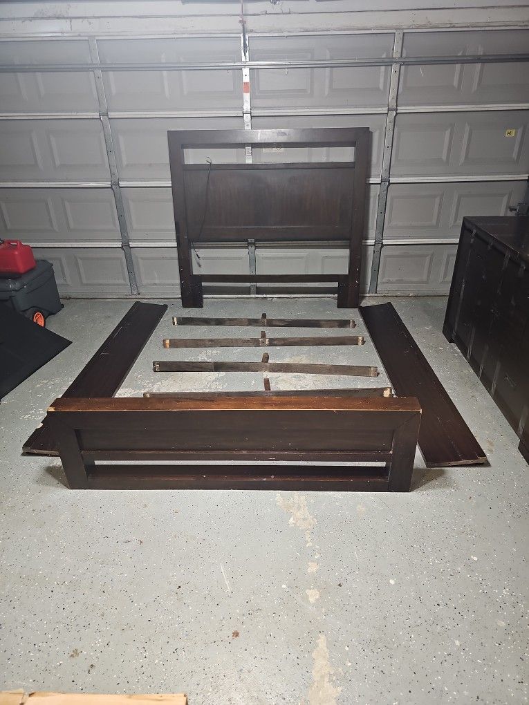 Bed Frame And Dresser